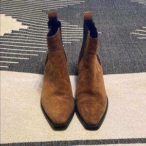 Everlane Western Boots, Leather, 10